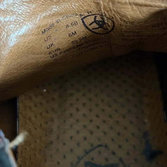 Ariat Dixon Wester black leather ankle boots - Picture 8 of 8